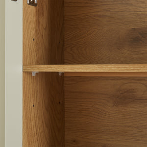 Mobiletto per bagno Ferrersp 160x63x20 cm effetto quercia/color sabbia [en.casa]