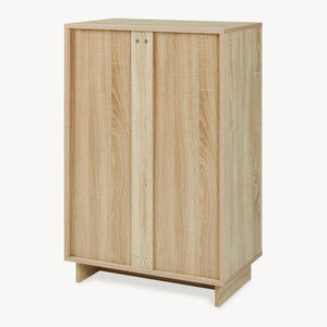Mobiletto Kenta 90x60x35 cm effetto rovere Sonoma/bianco [en.casa]