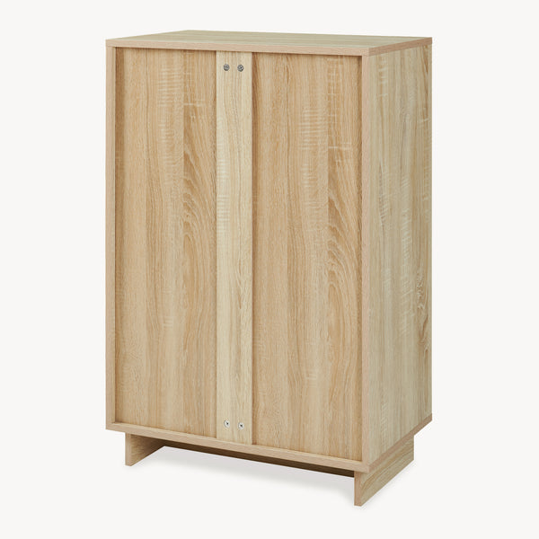 Mobiletto Kenta 90x60x35 cm effetto rovere Sonoma/bianco [en.casa]