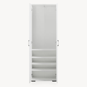 Armadio Chalvefted 175x60x35 cm Bianco [en.casa]