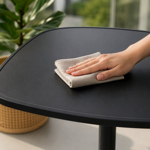 Tavolo bistrot da esterno Foggia 75x70x70 cm acciaio antracite [casa.pro]