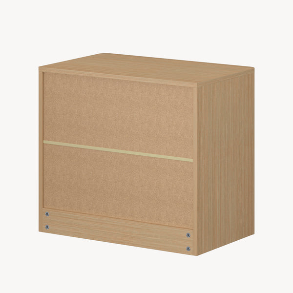 Set di 2 Comodini Takranmaa con 2 Cassetti 54x60x40cm Effetto Rovere [en.casa] 