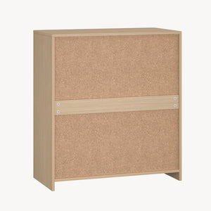 Credenza Takranmaa con Cassetto e Ante 88x79x39 cm Effetto Rovere [en.casa] 