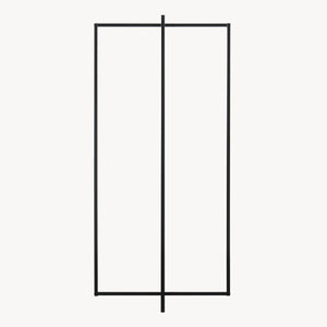 Appendiabiti Norjad 160x80x41 cm Metallo Nero [en.casa]