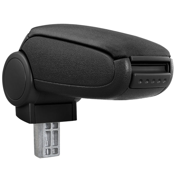 [pro.tec] Bracciolo - con vano portaoggetti - imbottito - nero - Volkswagen Golf 6, Scirocco