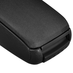 [pro.tec] Bracciolo - con vano portaoggetti - imbottito - nero - Volkswagen Golf 6, Scirocco