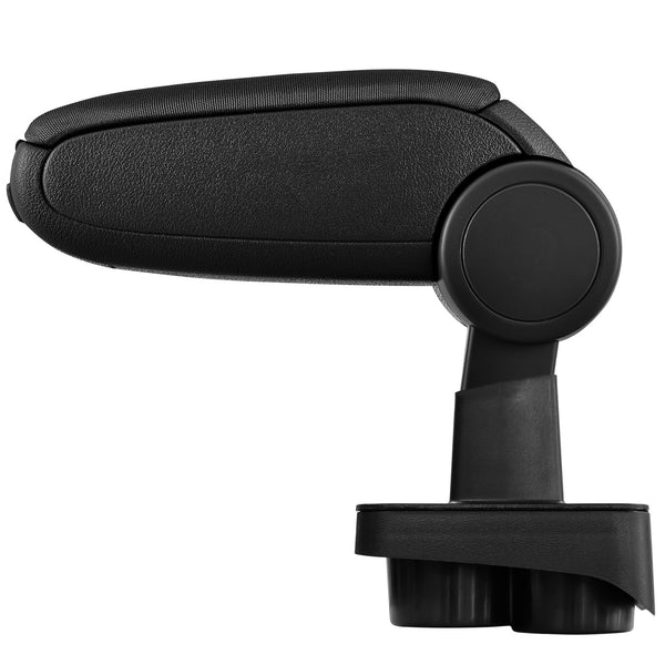 [pro.tec] Bracciolo - con vano portaoggetti - imbottito - nero - per VW Polo 9N / 9N2 / 9N3