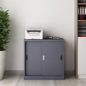 Aktenschrank Rieti Stahl 90x40x90 cm in versch. Farben [en.casa] - premiumXL