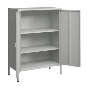 Armadio da Ufficio Hailuoto per Archivio in Acciaio [en.casa] 