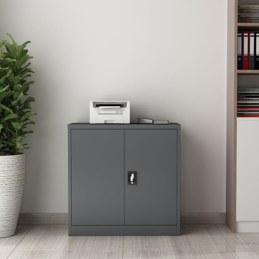 Aktenschrank Molise 90x40x90cm Stahl in versch. Farben [en.casa] - premiumXL