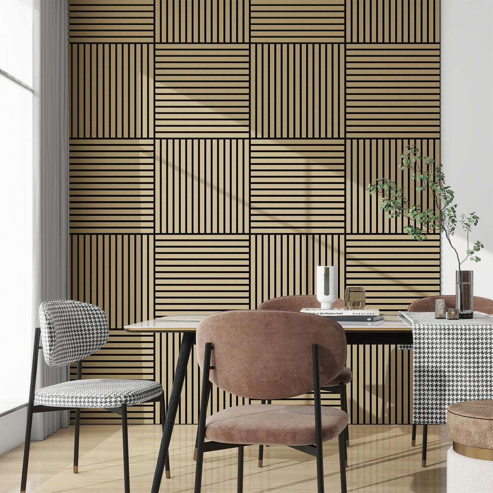 Set Vang Pannelli Murali 3D Fonoassorbenti NEU.HOLZ