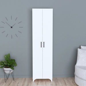 Armadio Guardaroba Strömsund a 2 Ante e 7 Ripiani 177,5 x 48,5 x 32 cm - Vari Colori [en.casa] 