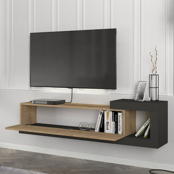 Mobile TV Luhanka 150x29,5x38,5cm Rovere in vari colori [en.casa]