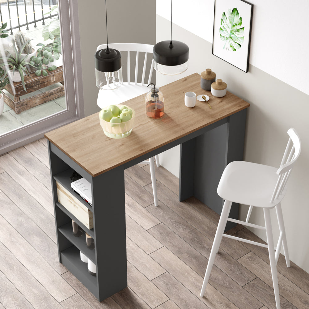 Banco bar Vesanto 120x52x102 cm [en.casa]