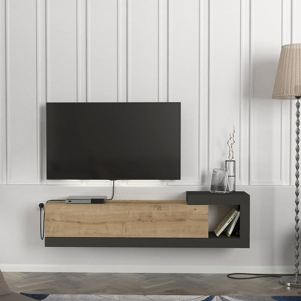 Mobile TV Luhanka 150x29,5x38,5cm Rovere in vari colori [en.casa]