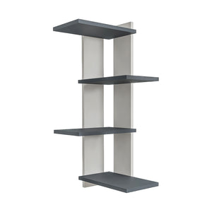 Scaffale Angolare da Parete Hasvik con 4 Ripiani a Scaletta 39,5 x 39,5 x 90 cm - Vari Colori [en.casa] 