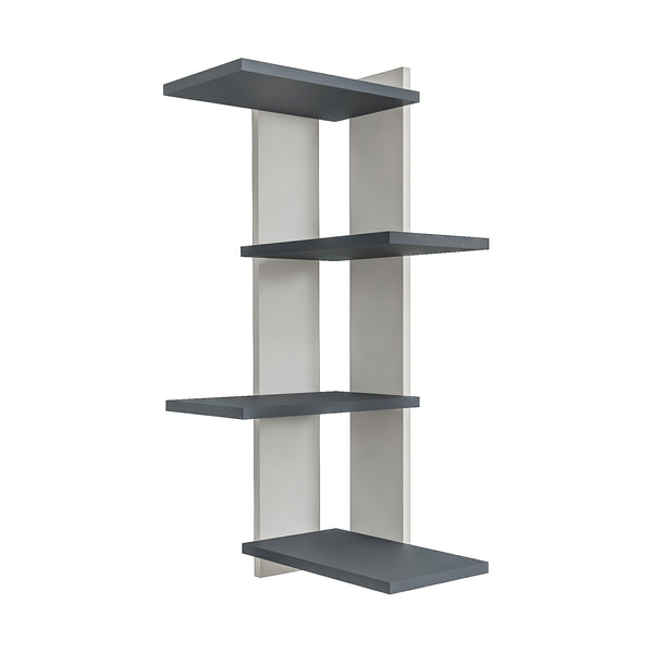 Scaffale Angolare da Parete Hasvik con 4 Ripiani a Scaletta 39,5 x 39,5 x 90 cm - Vari Colori [en.casa] 