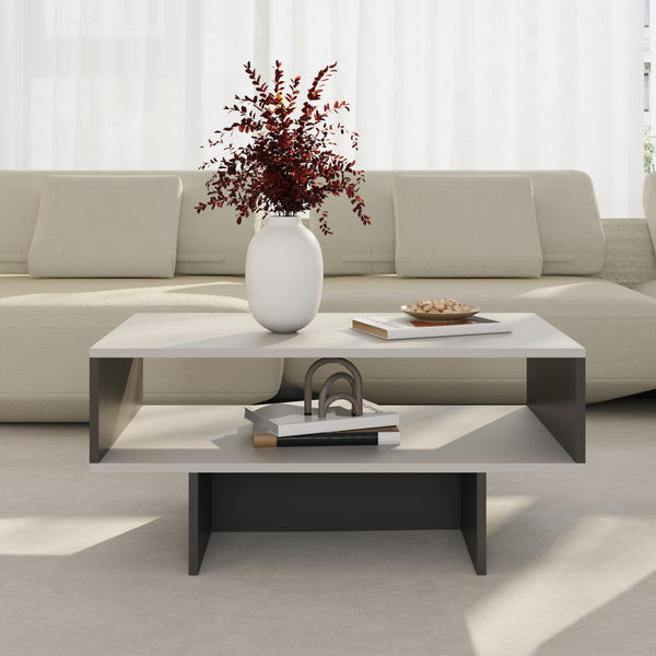 Tavolino da salotto Mjölby 36,4x80x45 cm in vari colori [en.casa]