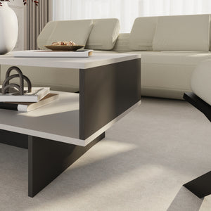 Tavolino da salotto Mjölby 36,4x80x45 cm in vari colori [en.casa]