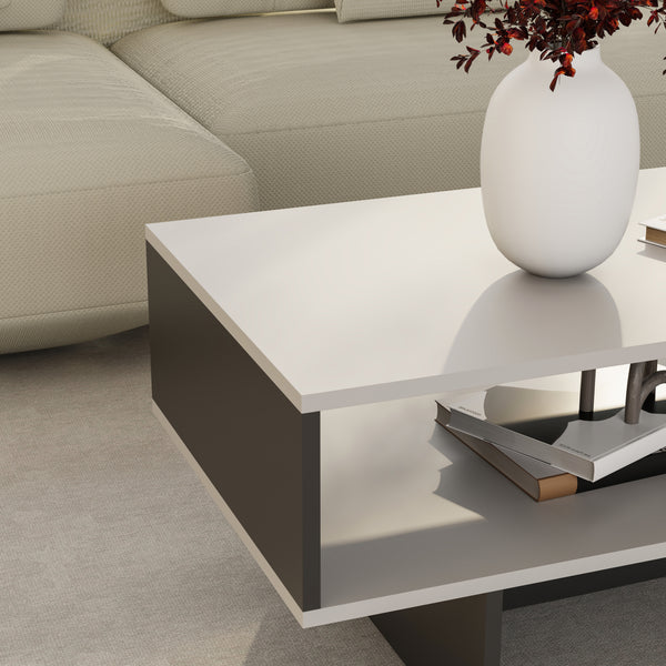 Tavolino da salotto Mjölby 36,4x80x45 cm in vari colori [en.casa]