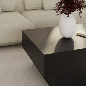 Tavolino Centrale Lens da Salotto con Piano Scorrevole 80 x 60 x 36 cm [en.casa]