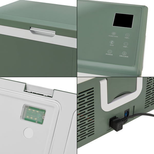 Frigorifero Portatile Elettrico Arnesano per Auto e Casa - Army Green in.tec
