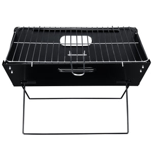 [pro.tec] Griglia Portatile da Campeggio Barbecue da Picnic in Acciaio Griglia Pieghevole da Giardino 45 x 30 x 30 cm BBQ all'Aperto