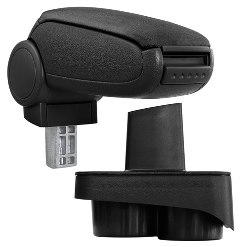 Bracciolo centrale VW Polo 9N con vano portaoggetti in diverse versioni Nero pro.tec - premiumXL