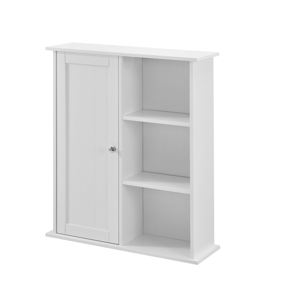 Mobile bagno Anderlecht 71x60x18 cm scaffale con ripiani bianco en.caa