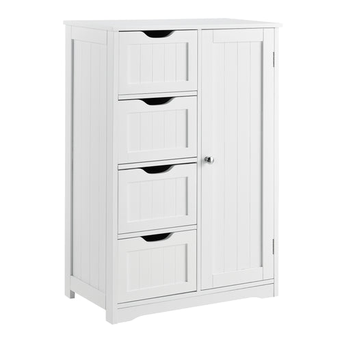 Armadio da bagno Locust 81x55x30 cm bianco en.casa - premiumXL