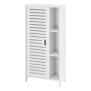 Armadietto da Bagno a Terra con Scomparti 96 x 48 x 24 cm Mobiletto da Stoccaggio Ripostiglio da Bagno con Sportello / Anta di Design - Vari Colori