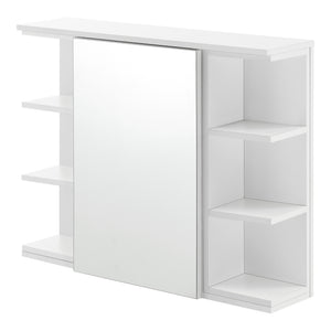 Armadio da bagno Harstad 64x80x20 cm bianco [en.casa] - premiumXL