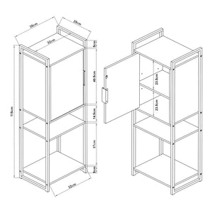 Armadio da Bagno Namsskogan [en.casa]