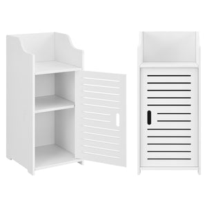 Armadietto da Bagno a Terra con Anta e Ripiani 72 x 32 x 32 cm Mobiletto da Stoccaggio Armadio da Bagno con Sportello di Design - Vari Colori
