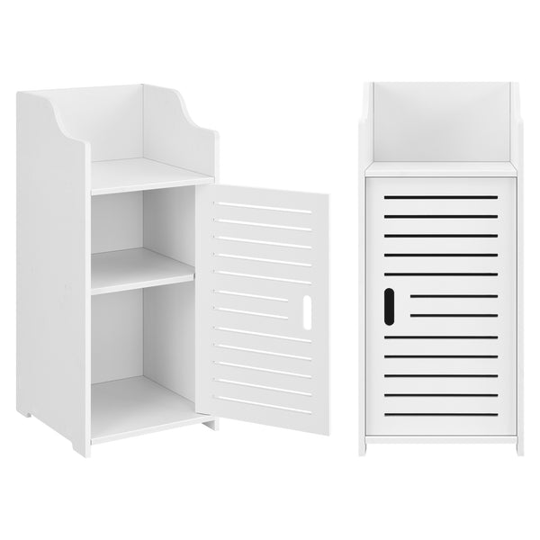 Armadietto da Bagno a Terra con Anta e Ripiani 72 x 32 x 32 cm Mobiletto da Stoccaggio Armadio da Bagno con Sportello di Design - Vari Colori