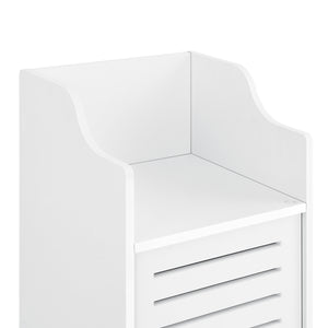 Armadietto da Bagno a Terra con Anta e Ripiani 72 x 32 x 32 cm Mobiletto da Stoccaggio Armadio da Bagno con Sportello di Design - Vari Colori