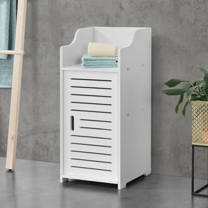 Armadietto da Bagno a Terra con Anta e Ripiani 72 x 32 x 32 cm Mobiletto da Stoccaggio Armadio da Bagno con Sportello di Design - Vari Colori