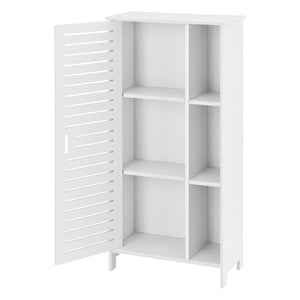 Armadietto da Bagno a Terra con Scomparti 96 x 48 x 24 cm Mobiletto da Stoccaggio Ripostiglio da Bagno con Sportello / Anta di Design - Vari Colori