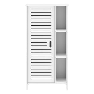 Armadietto da Bagno a Terra con Scomparti 96 x 48 x 24 cm Mobiletto da Stoccaggio Ripostiglio da Bagno con Sportello / Anta di Design - Vari Colori