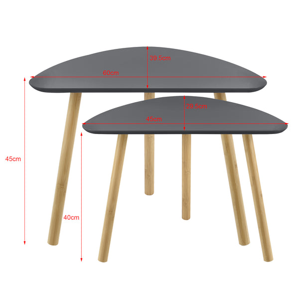 Set di tavolini Levanger in diversi colori en.casa