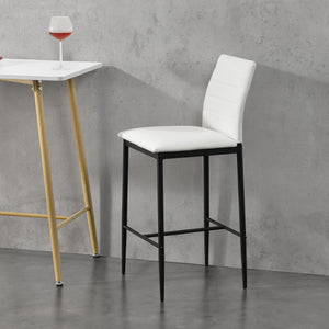Set Lidköping di 2 Sgabelli da Bar con Schienale [en.casa]