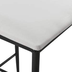 Set Lidköping di 2 Sgabelli da Bar con Schienale [en.casa]