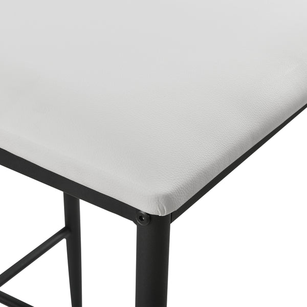 Set Lidköping di 2 Sgabelli da Bar con Schienale [en.casa]