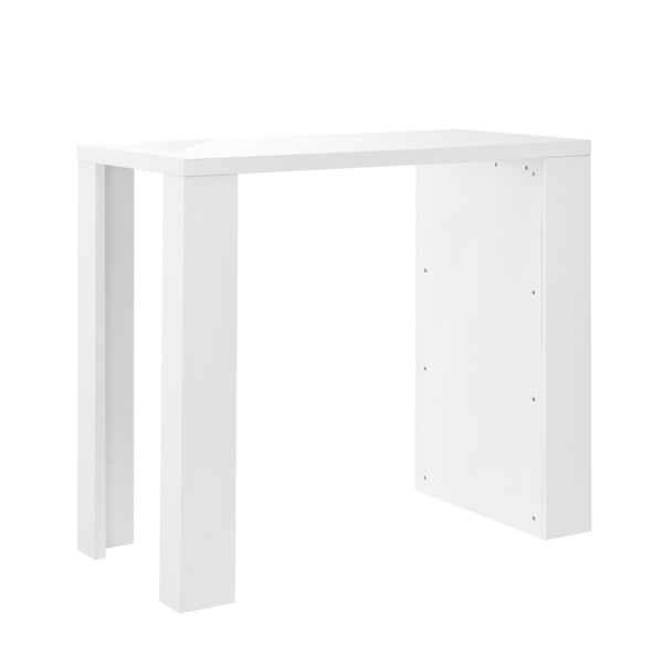 Tavolo da Bar Bonn Bancone con 3 Scomparti Aperti 117 x 57 x 107 cm - [en.casa]