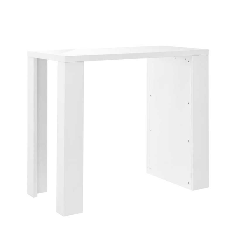 Schizzo in scala Tavolo da Bar Bonn Bancone con 3 Scomparti Aperti 117 x 57 x 107 cm - [en.casa]