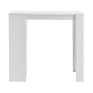 Bancone Tavolo Alto da Bar Kouvola con 3 Scomparti Aperti 110x50x103 cm - Vari Colori [en.casa]