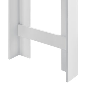 Bancone Tavolo Alto da Bar Kouvola con 3 Scomparti Aperti 110x50x103 cm - Vari Colori [en.casa]