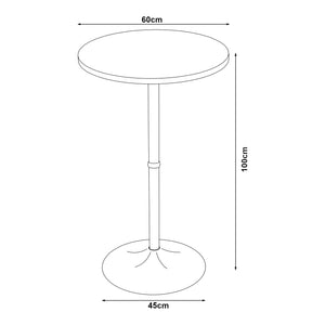 Banco bar Vantaa 100x60 cm [en.casa]