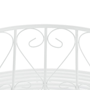 Panca Circolare da Giardino, Seduta Rotonda per Albero, Panchina in Acciaio (ØxA) 160cm x 84cm Struttura Decorativa - Vari Colori