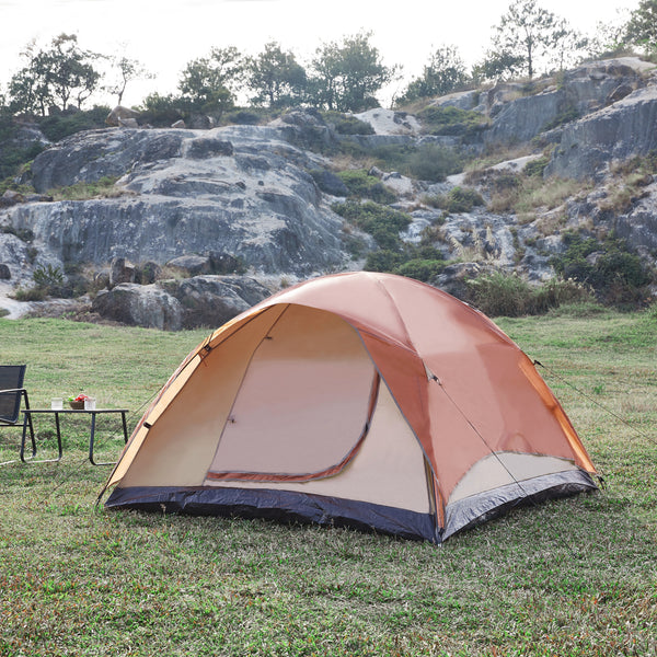 Tenda da campeggio Bergeijk 213x213x130cm in vari colori [pro.tec]